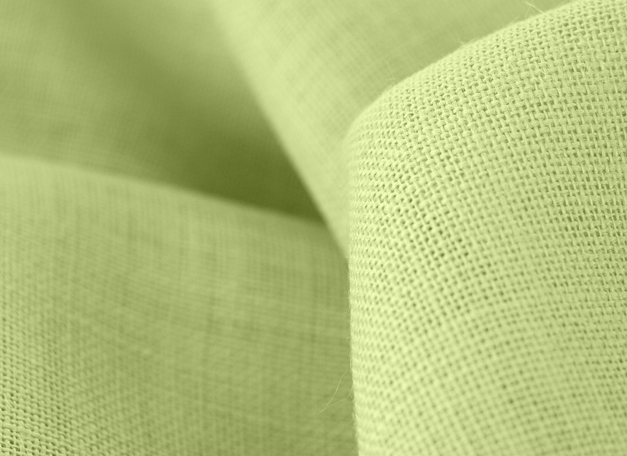 Arpillera de yute en color verde manzana
